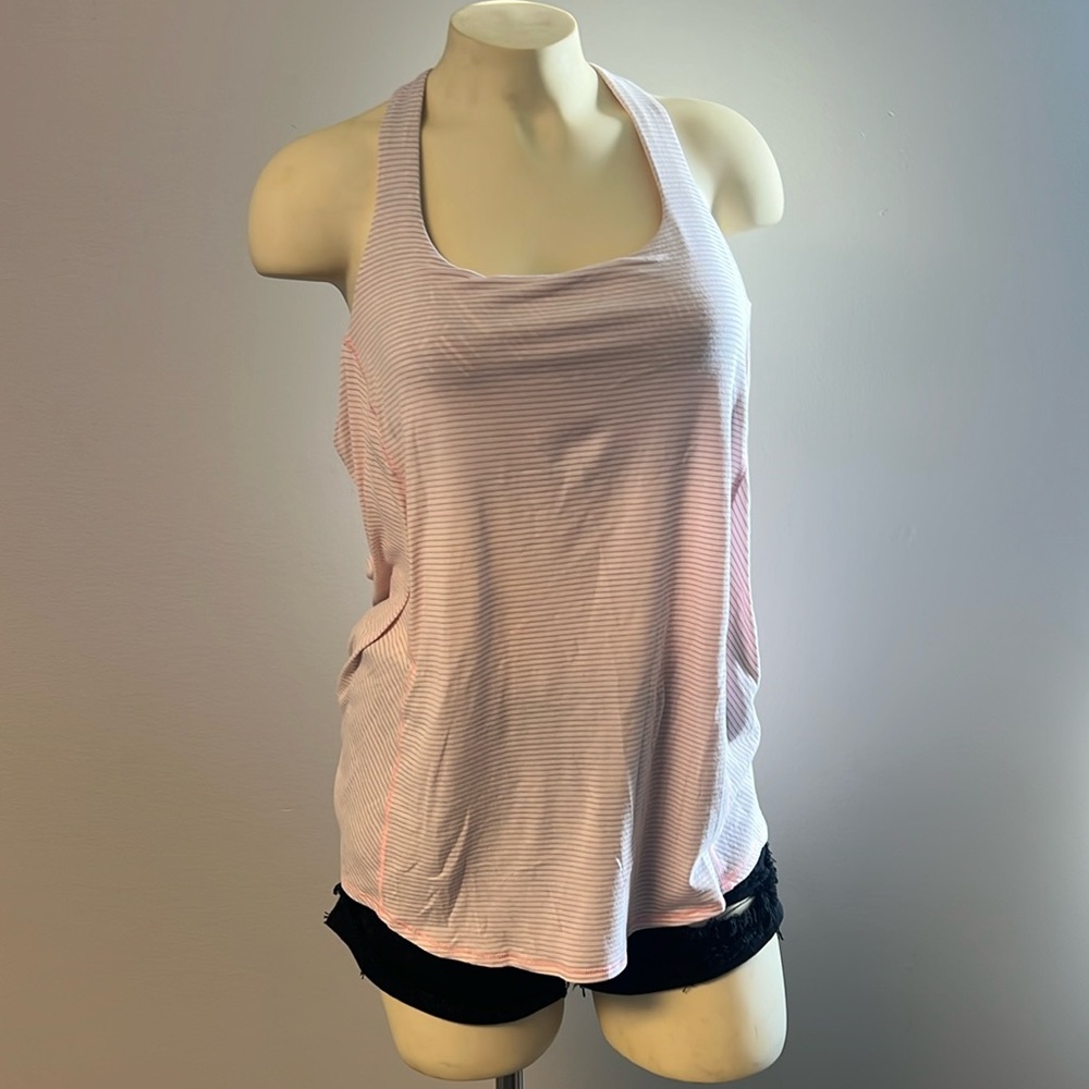 Lululemon Tank Top Racerback Built In Sports bra SIZE 8